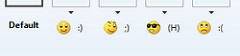 Image comparing emoticons and emojis
